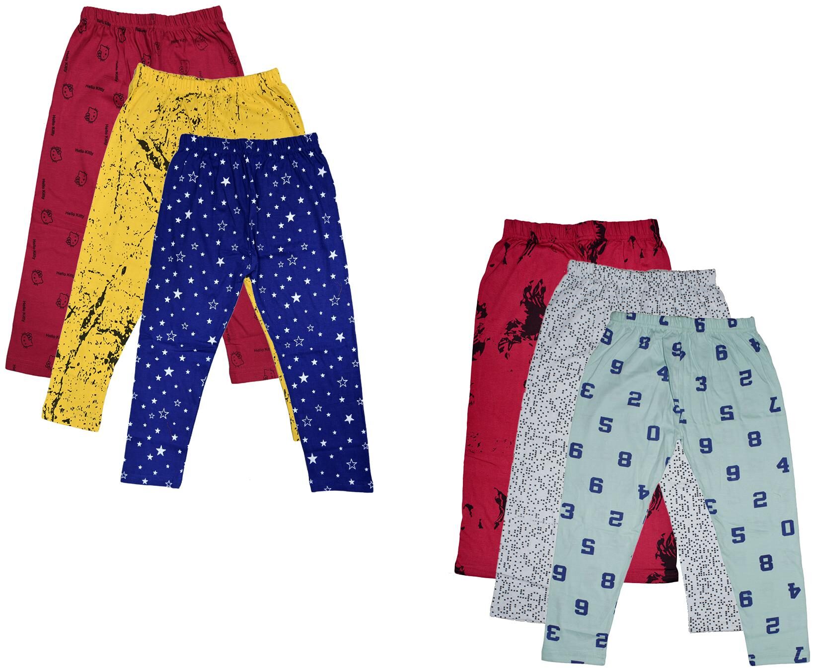 

Indiweaves Girl Cotton Printed Capri - Multi