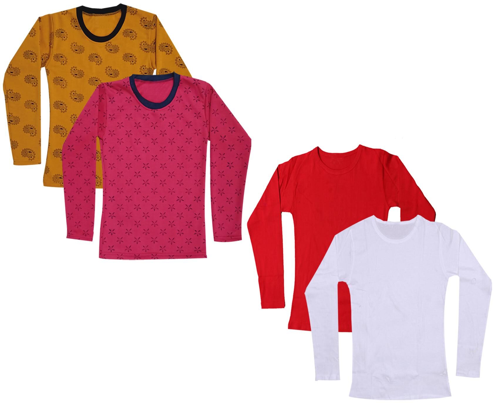 

Indiweaves Girl Cotton Printed T shirt - Multi