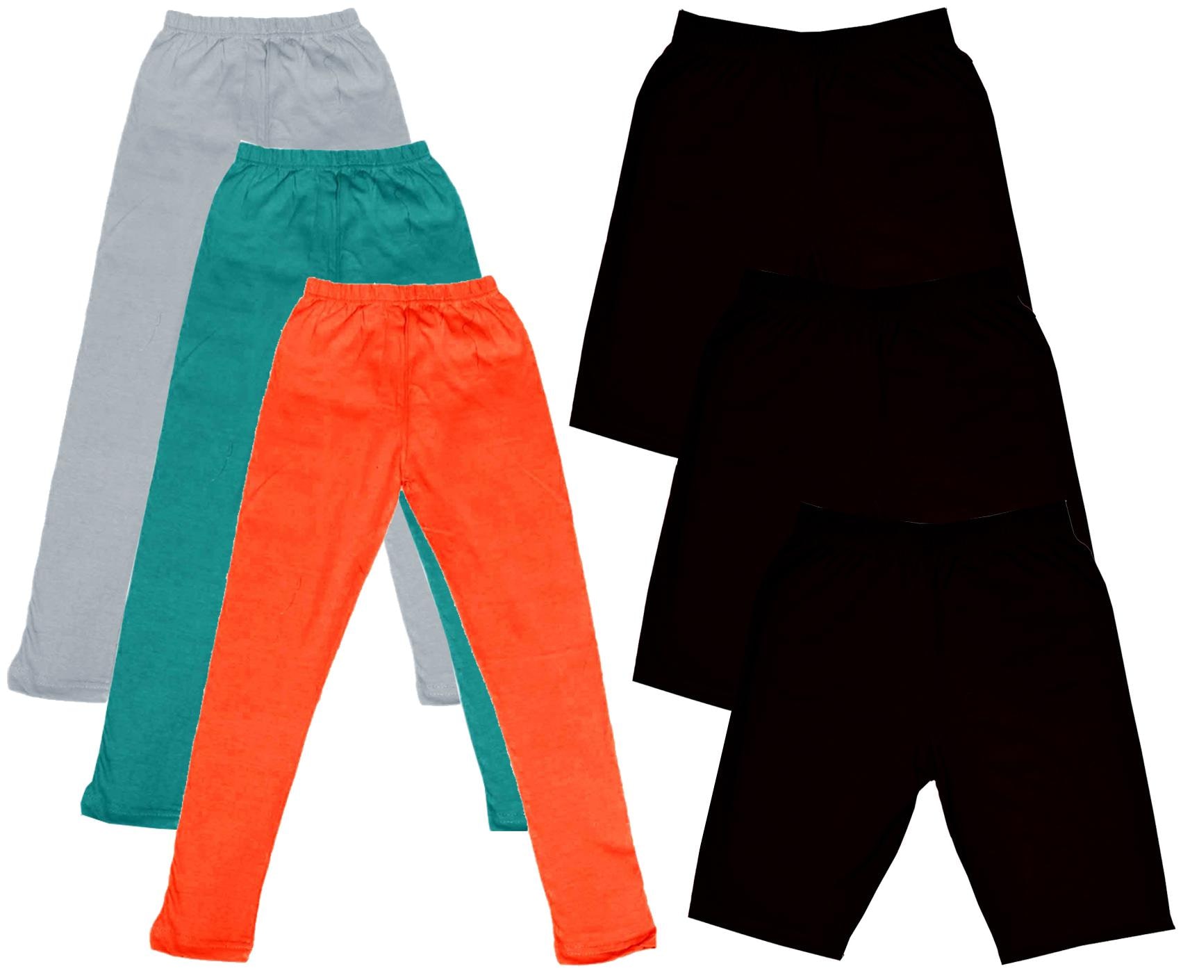 

Indiweaves Girl Cotton Solid Regular shorts - Multi