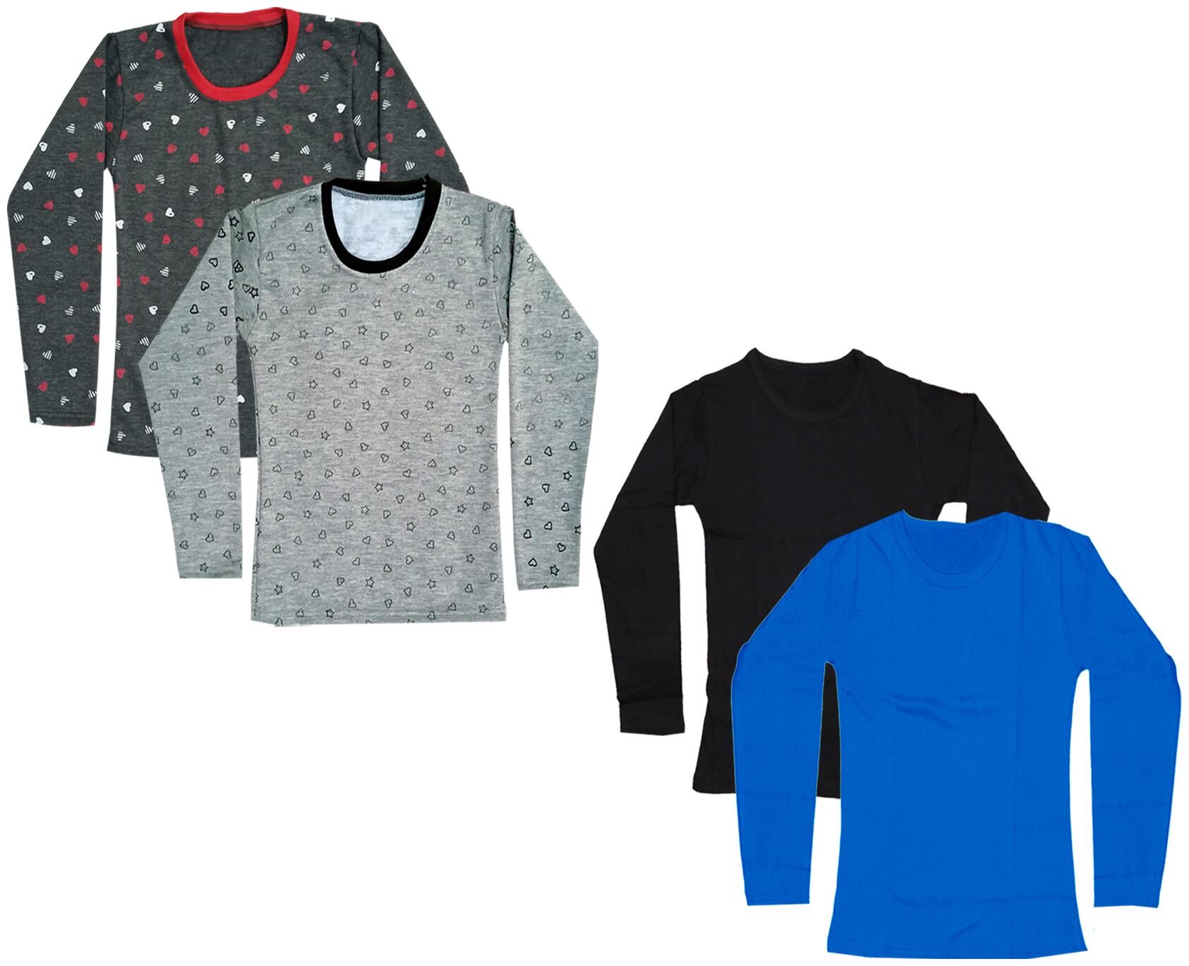 

Indiweaves Girl Cotton Printed T shirt - Multi