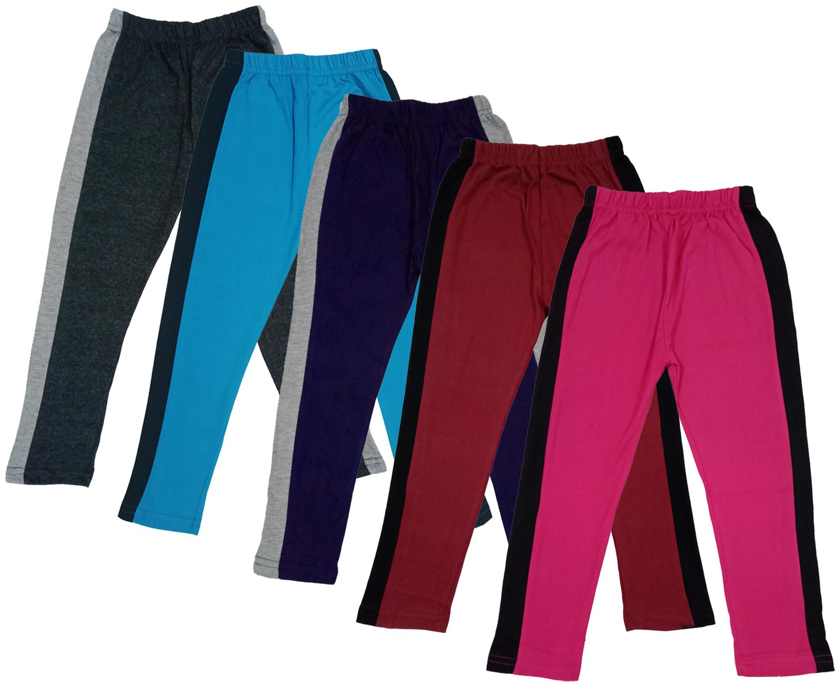 

Indiweaves Girl Cotton Solid Capri - Multi