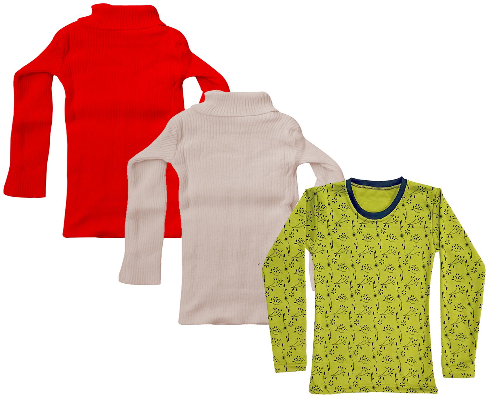 

Indiweaves Girl Wool Printed T shirt - Multi