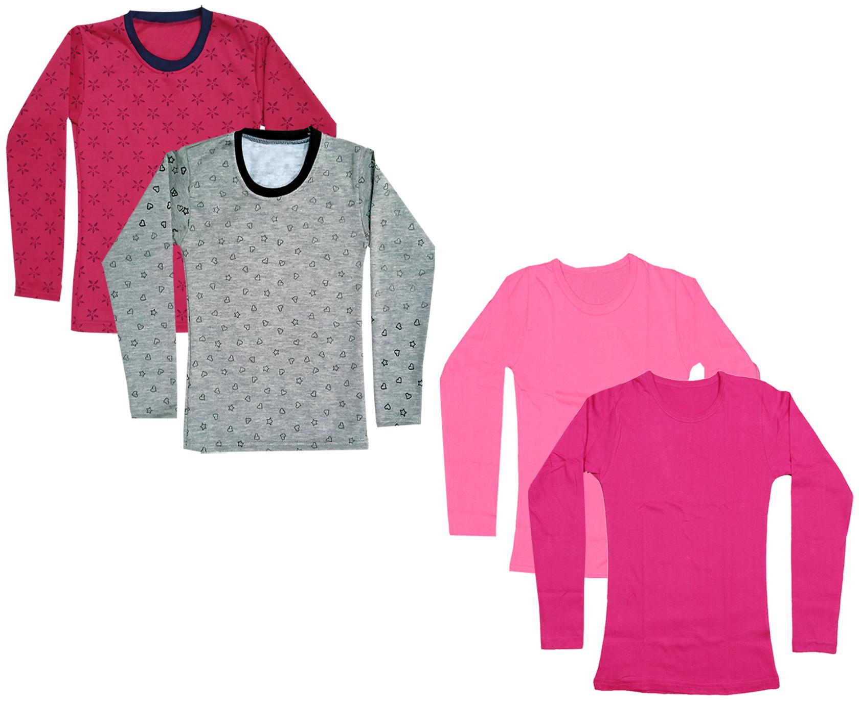 

Indiweaves Girl Cotton Printed T shirt - Multi