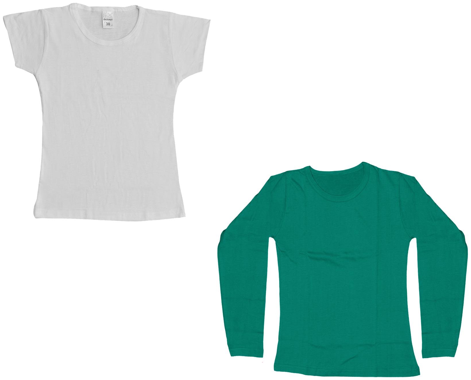 

Indiweaves Girl Cotton Solid T shirt - Grey
