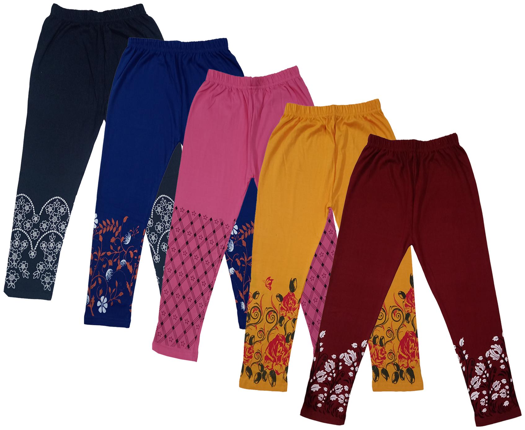 

Indiweaves Girl Cotton Printed Capri - Multi