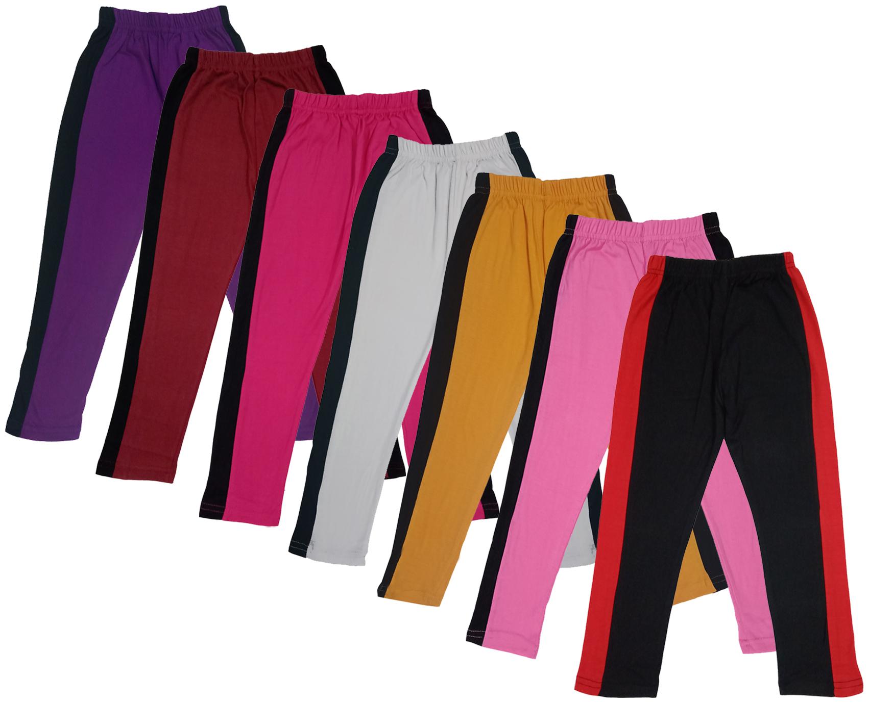 

Indiweaves Girl Cotton Solid Capri - Multi