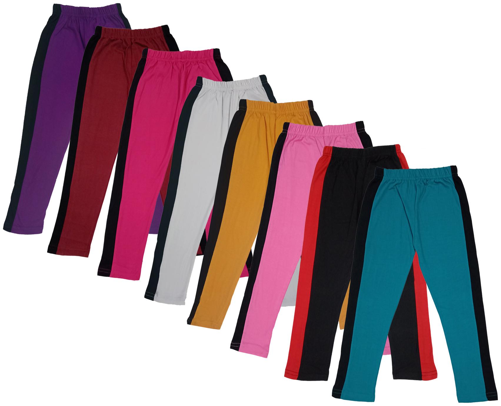 

Indiweaves Girl Cotton Solid Capri - Multi