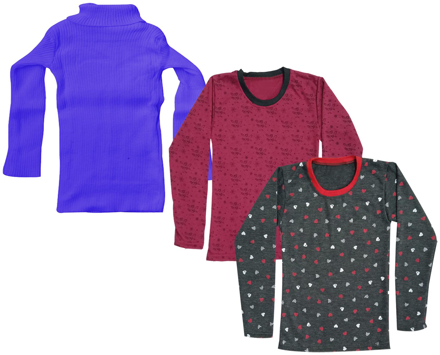 

Indiweaves Girl Wool Printed T shirt - Multi