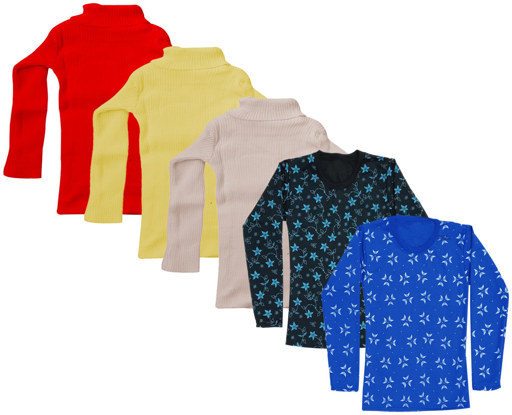 

Indiweaves Girl Wool Printed T shirt - Multi