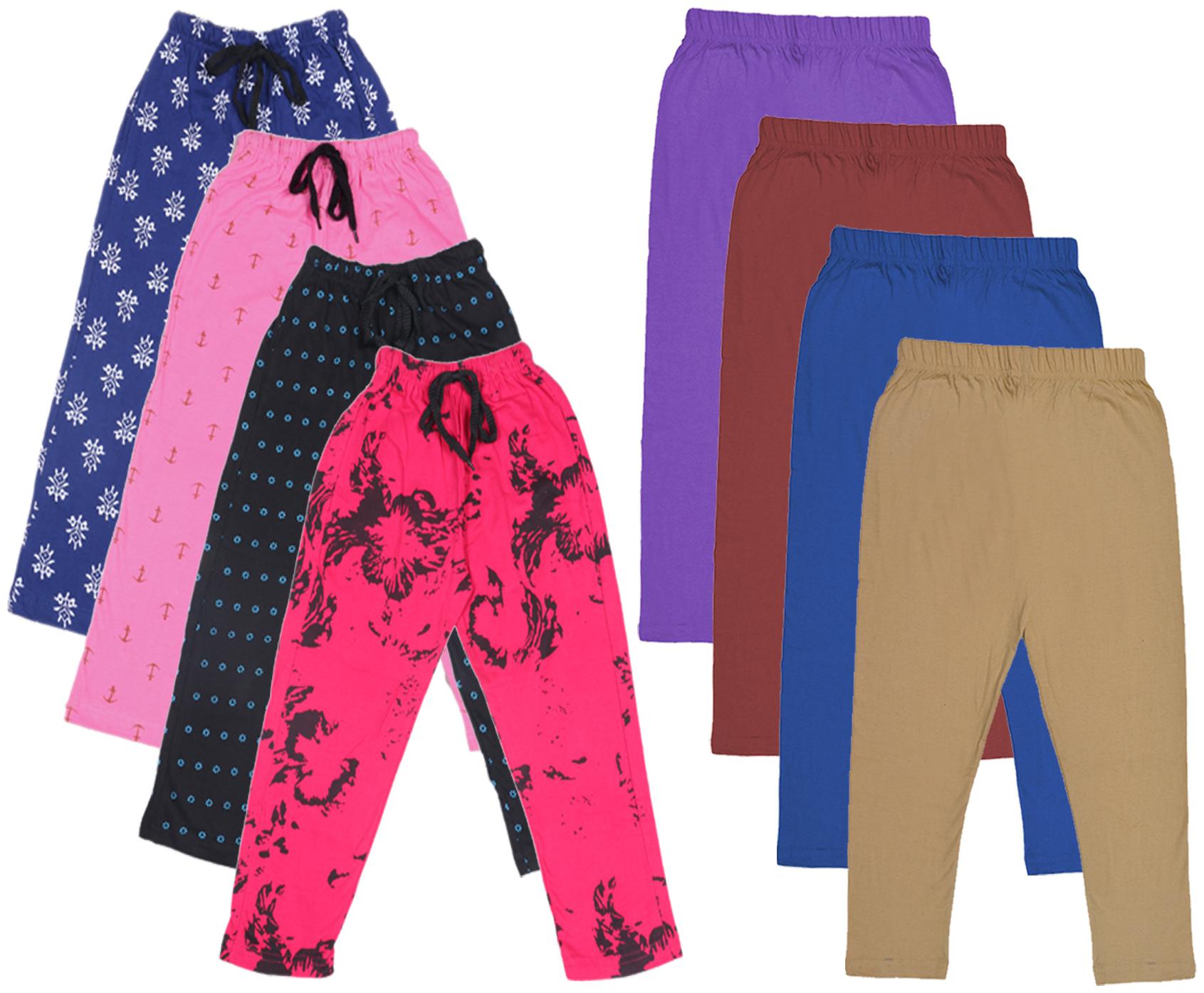 

Indiweaves Girl Cotton Solid Capri - Multi