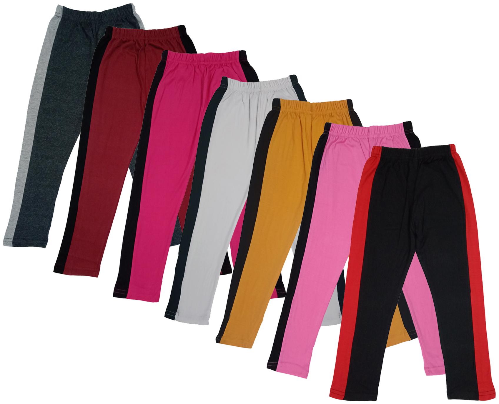 

Indiweaves Girl Cotton Solid Capri - Multi