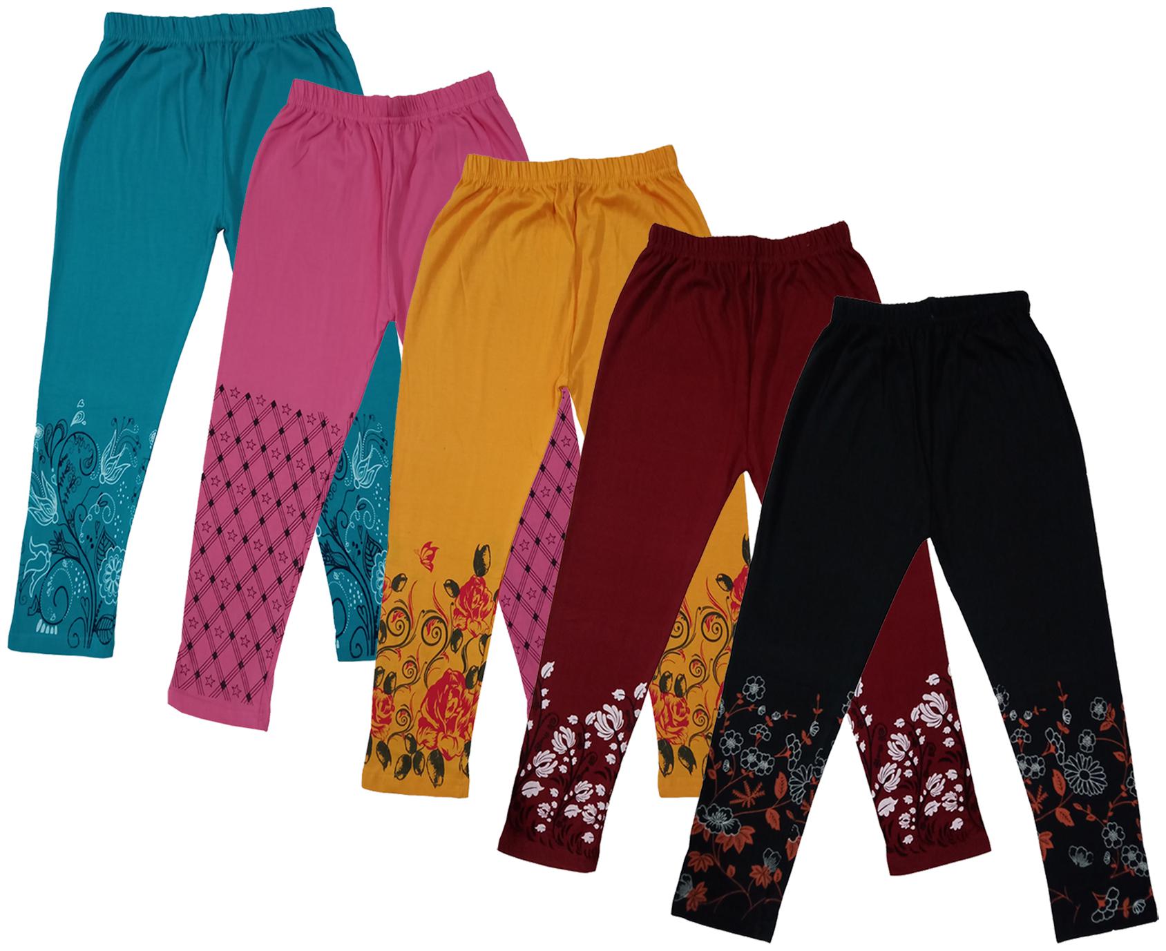 

Indiweaves Girl Cotton Printed Capri - Multi