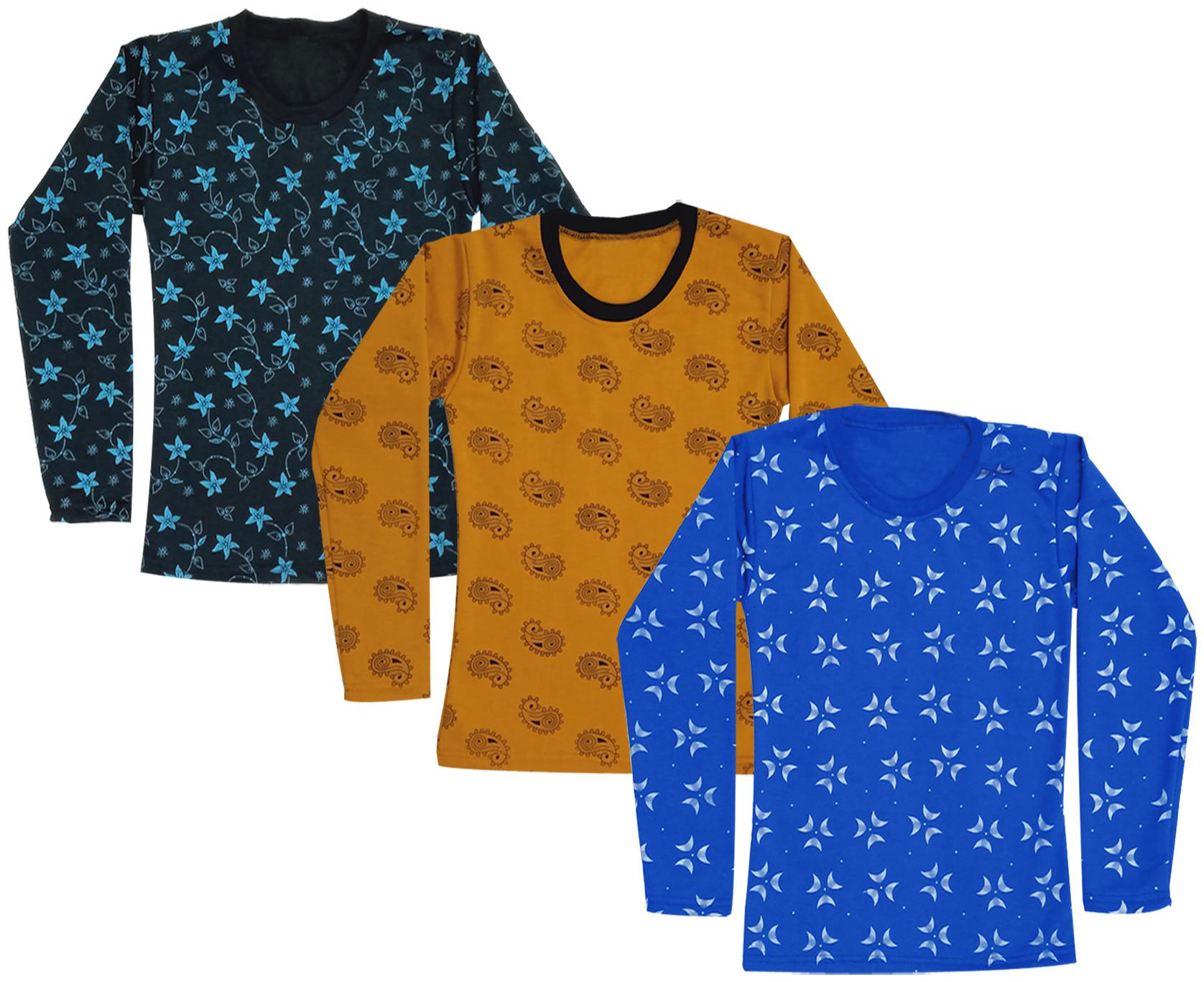 

Indiweaves Girl Wool Printed T shirt - Multi