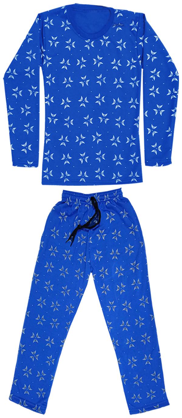 

Indiweaves Girl Wool Top Bottom Set - Blue