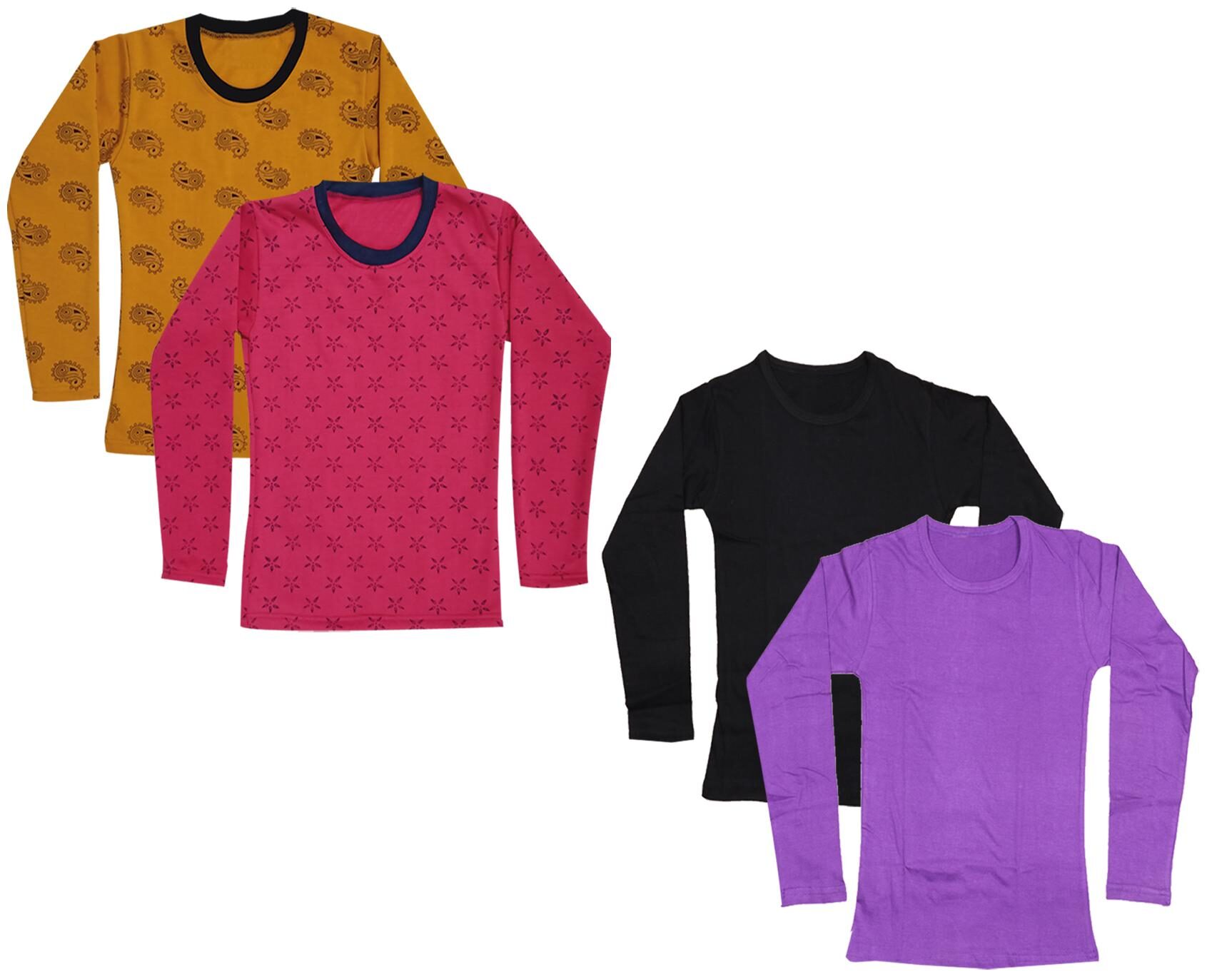

Indiweaves Girl Cotton Printed T shirt - Multi