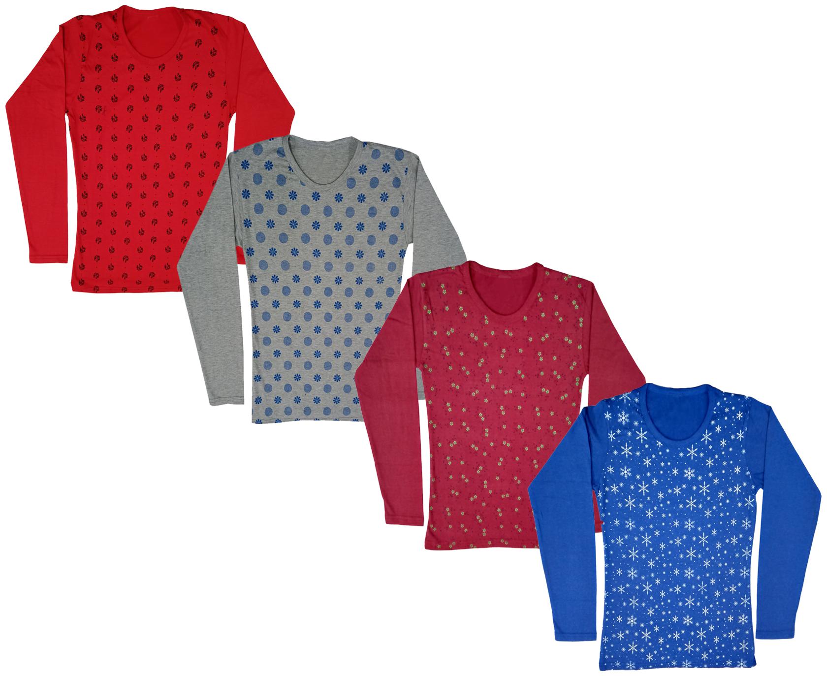 

Indiweaves Girl Cotton Printed T shirt - Multi