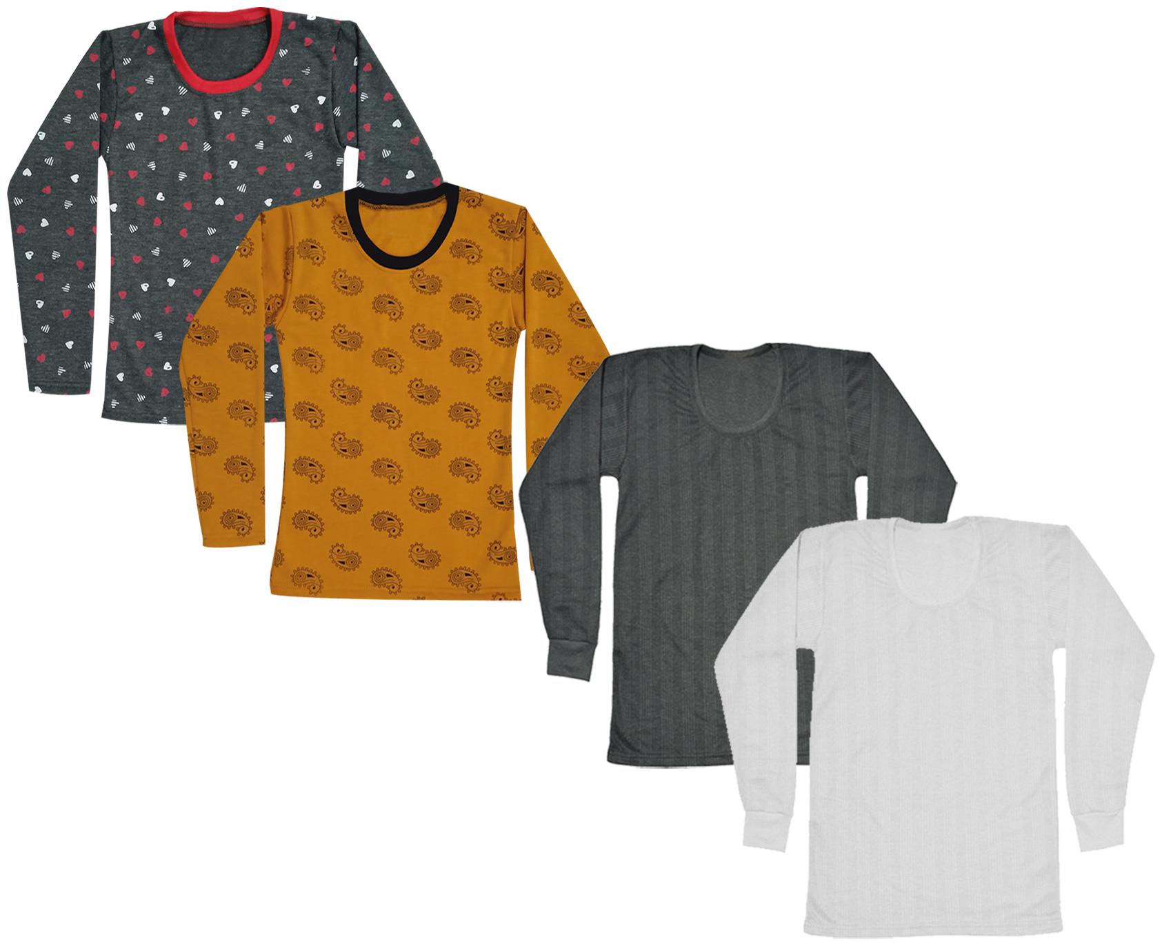 

Indiweaves Girl Wool Printed T shirt - Multi
