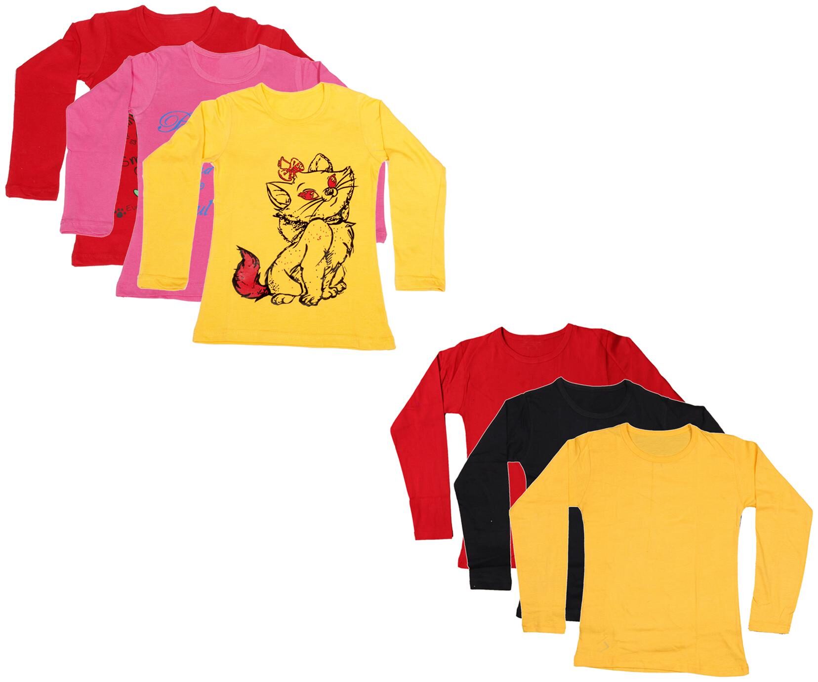 

Indiweaves Girl Cotton Printed T shirt - Multi
