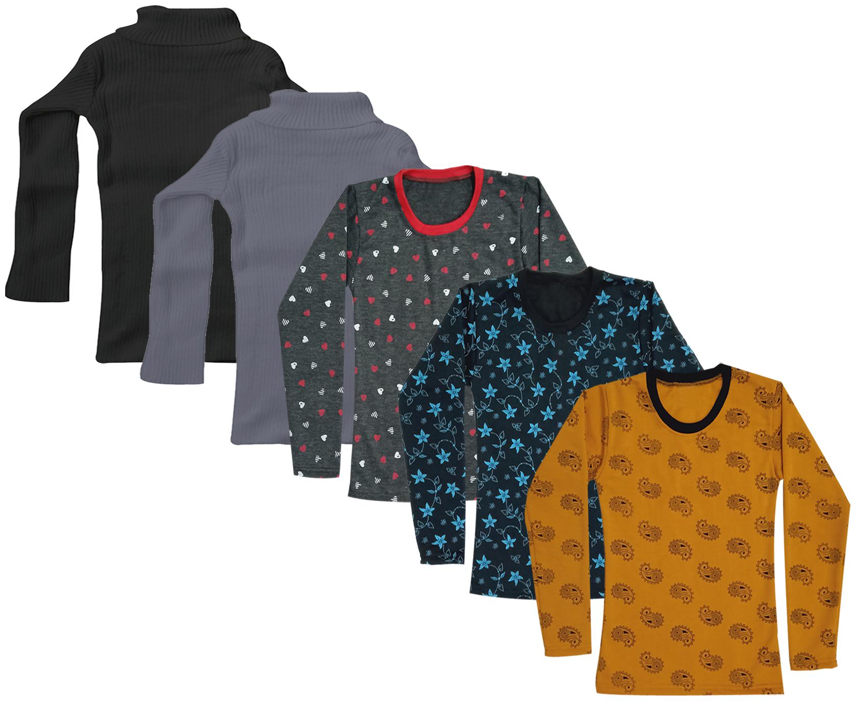 

Indiweaves Girl Wool Printed T shirt - Multi