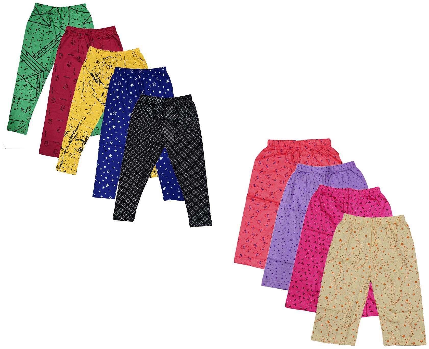 

Indiweaves Girl Cotton Printed Capri - Multi