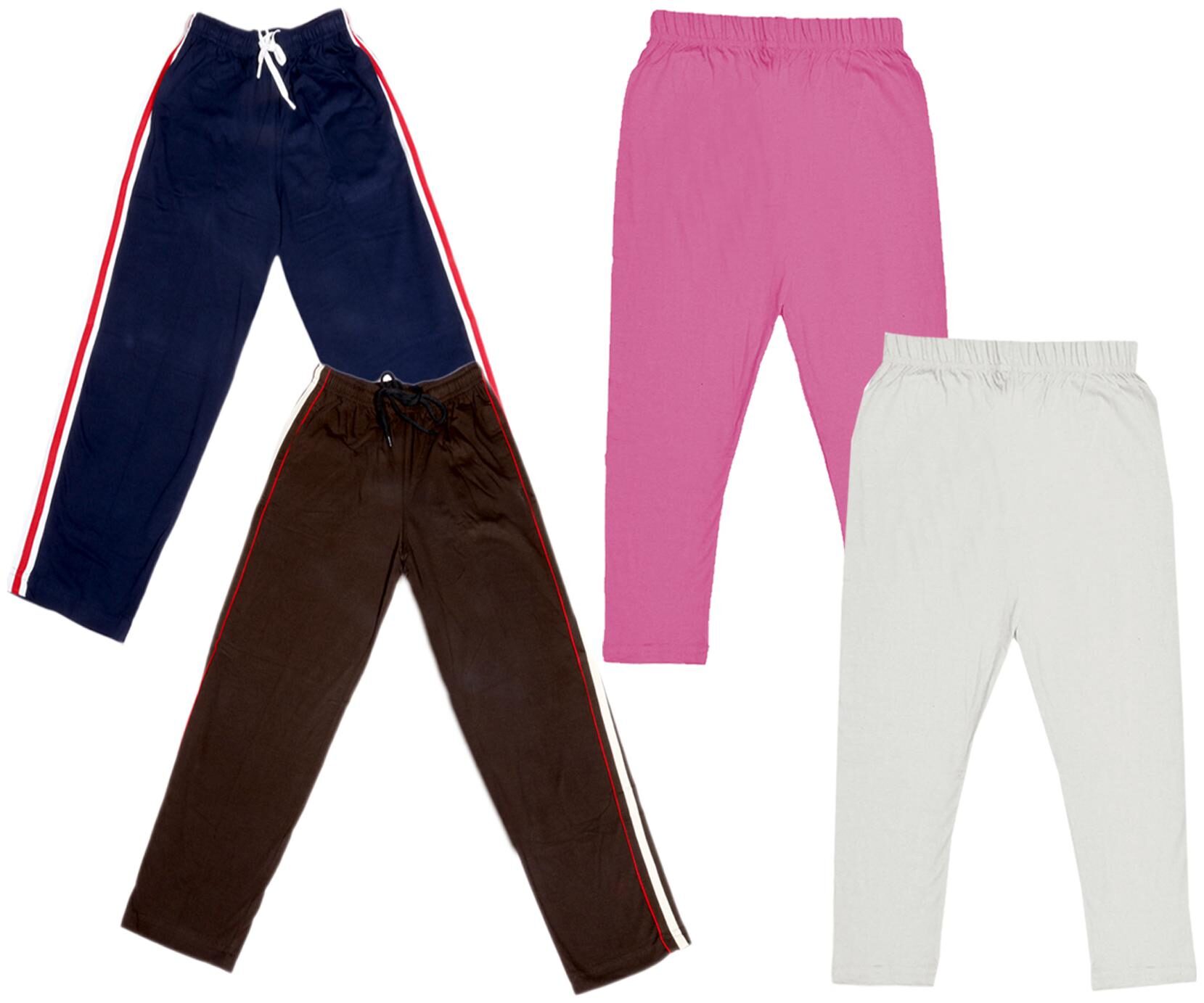 

Indiweaves Girl Cotton Solid Capri - Multi