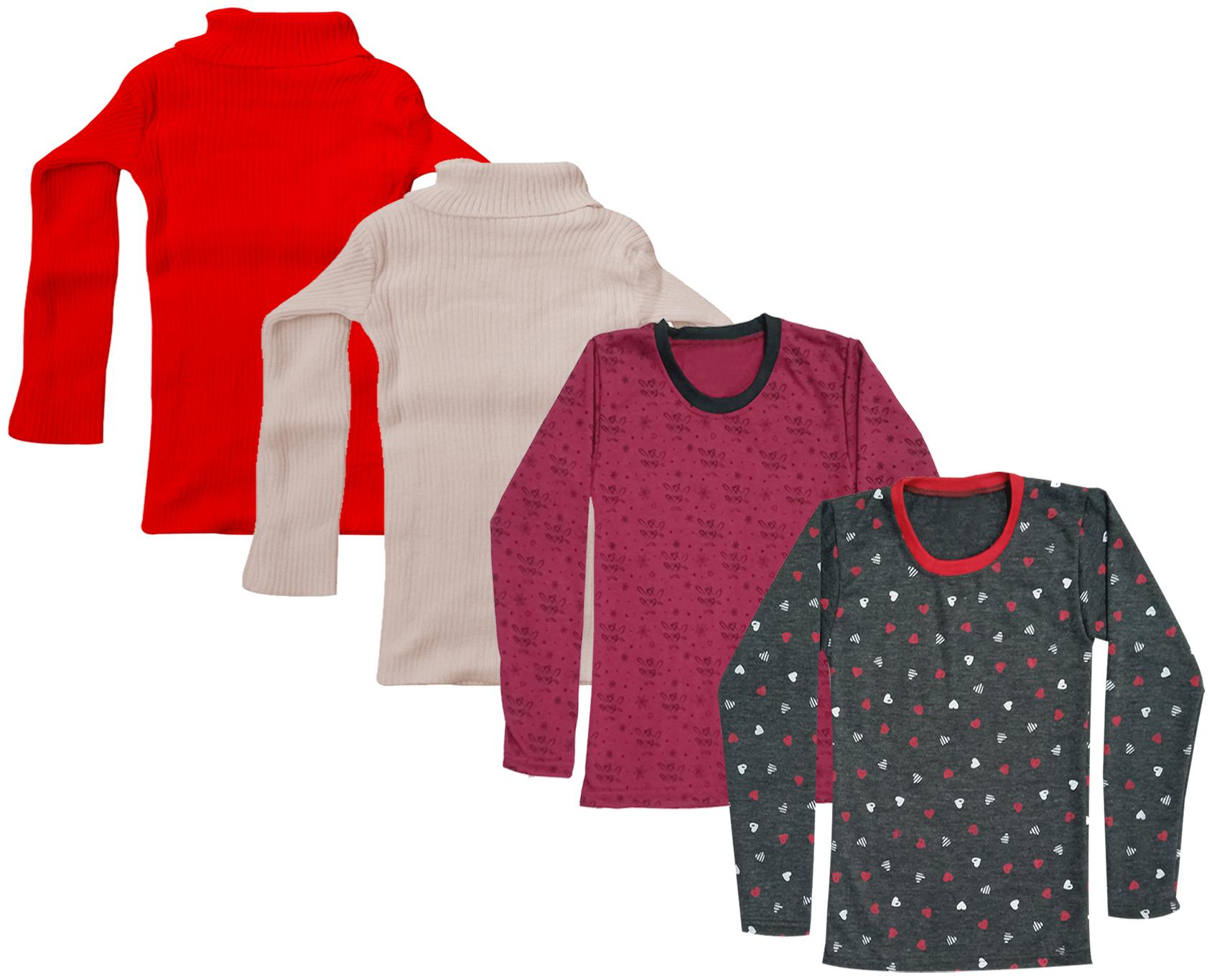 

Indiweaves Girl Wool Printed T shirt - Multi