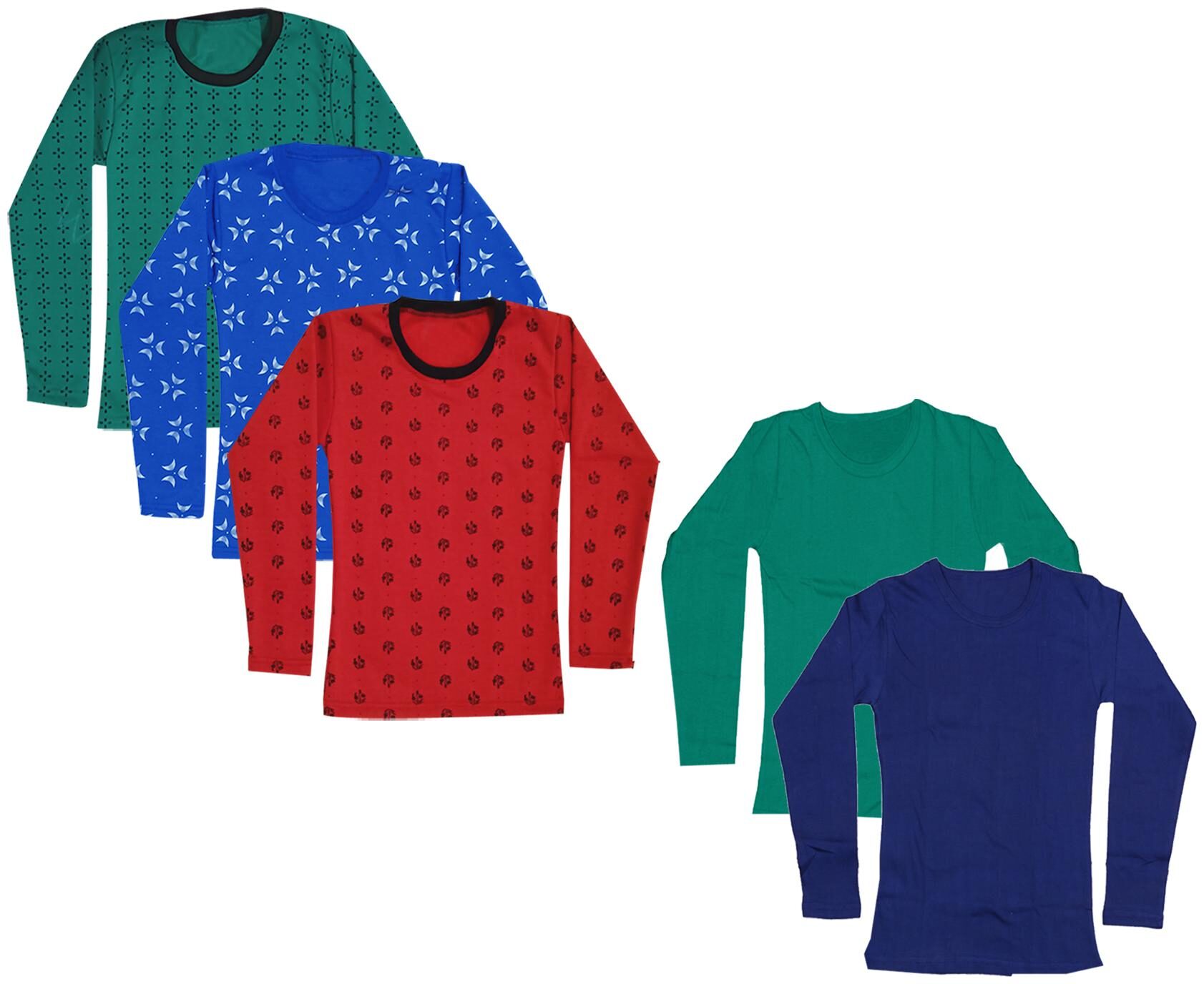 

Indiweaves Girl Cotton Printed T shirt - Multi