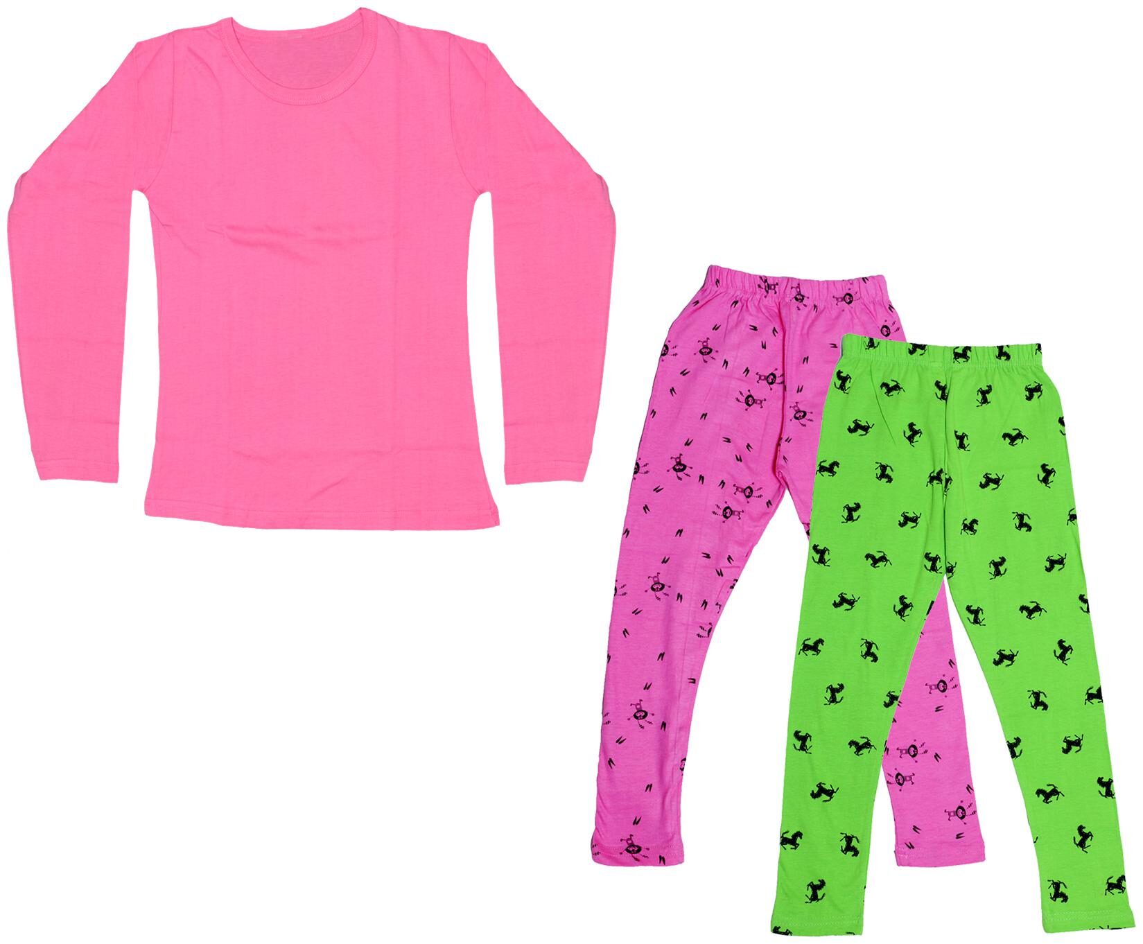 

Indiweaves Girl Cotton Solid T shirt - Multi