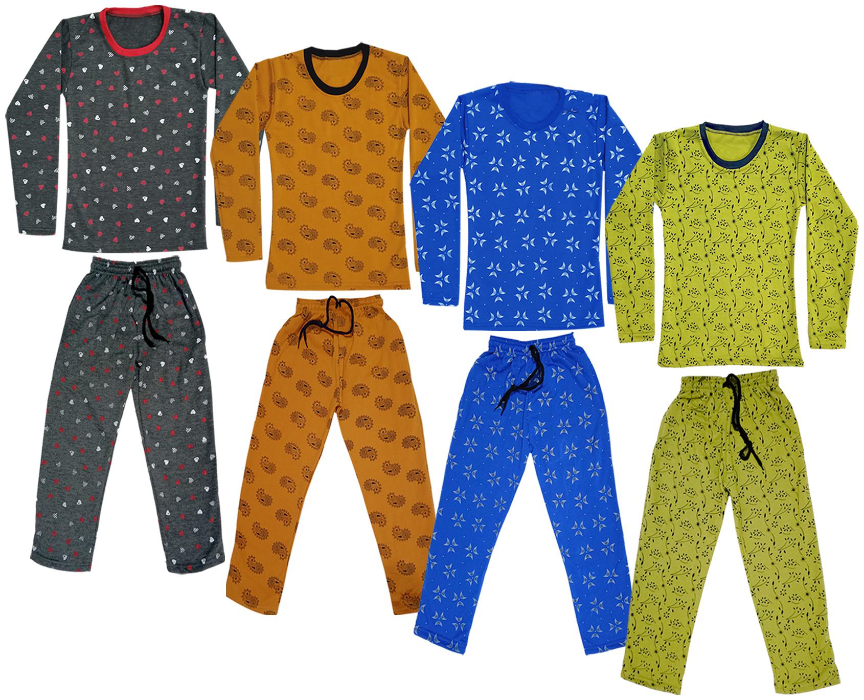 

Indiweaves Girl Wool Top Bottom Set - Multi