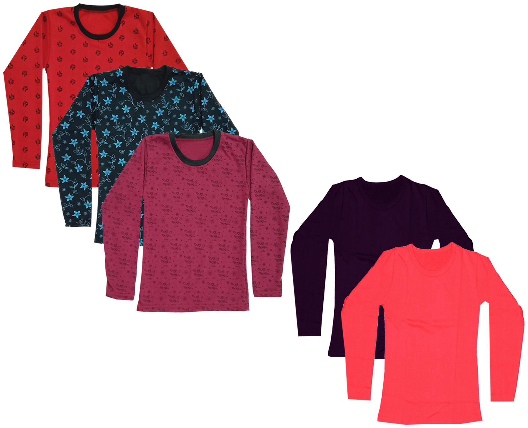

Indiweaves Girl Cotton Printed T shirt - Multi