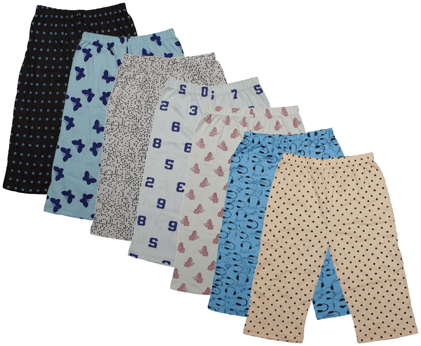 

Indiweaves Girl Cotton Printed Capri - Multi