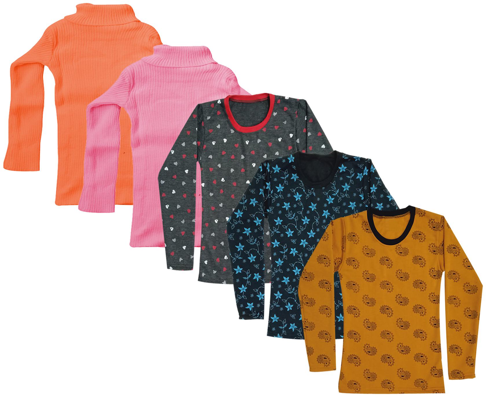

Indiweaves Girl Wool Printed T shirt - Multi
