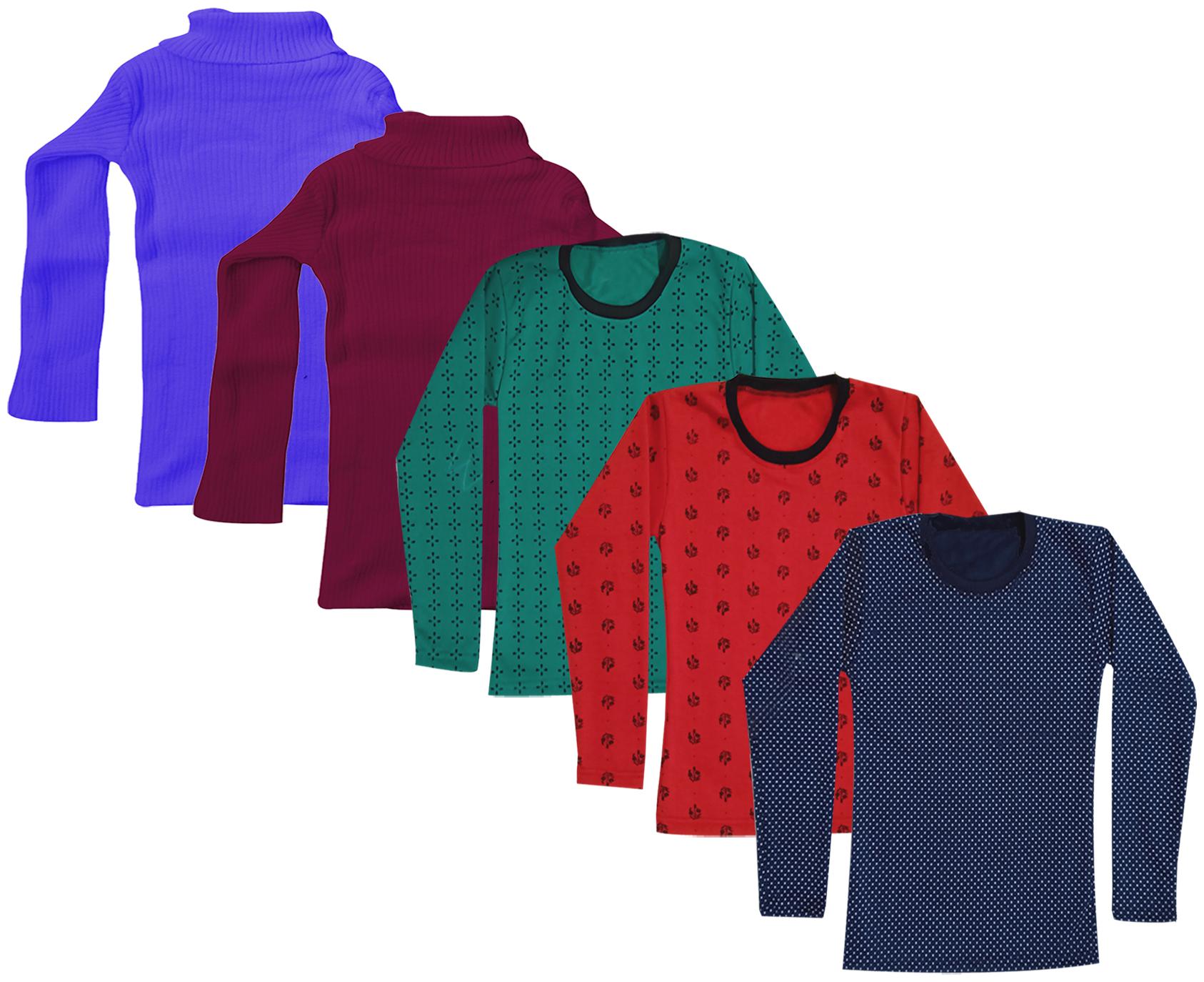 

Indiweaves Girl Wool Printed T shirt - Multi