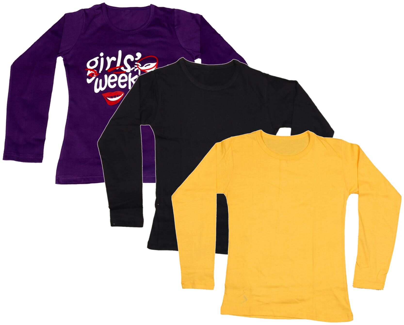 

Indiweaves Girl Cotton Printed T shirt - Multi