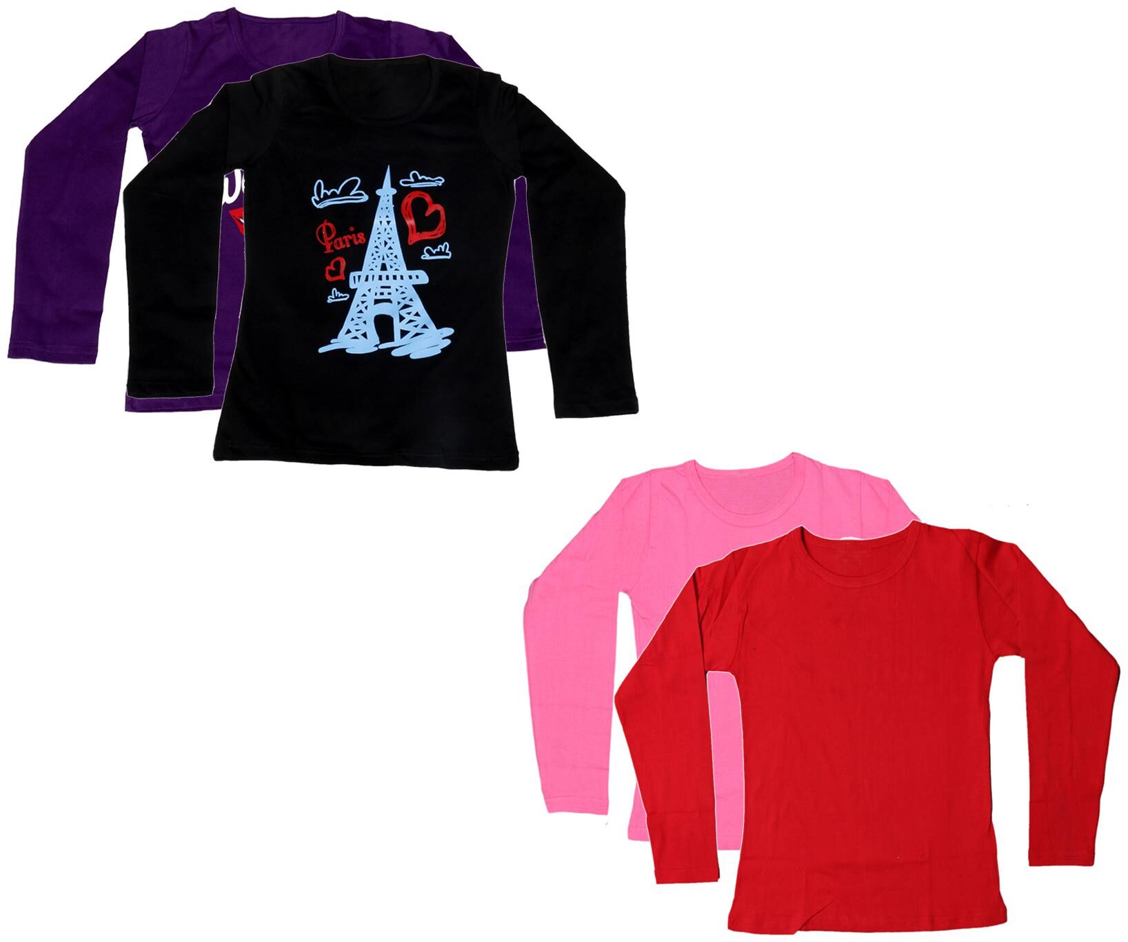 

Indiweaves Girl Cotton Printed T shirt - Multi