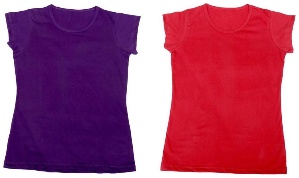 

Indiweaves Girl Cotton Solid T shirt - Multi