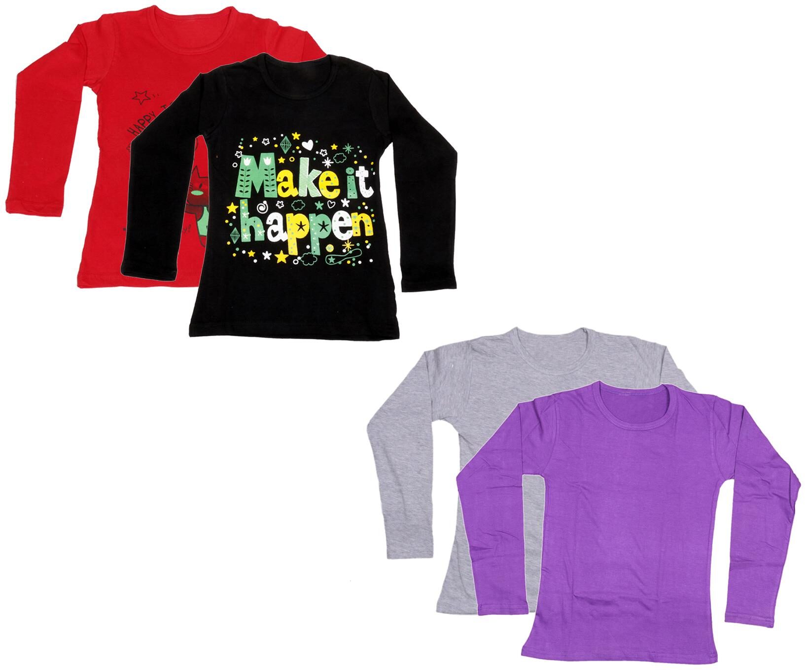 

Indiweaves Girl Cotton Printed T shirt - Multi