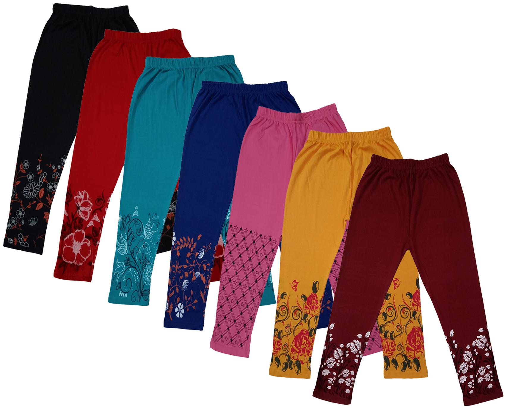 

Indiweaves Girl Cotton Printed Capri - Multi