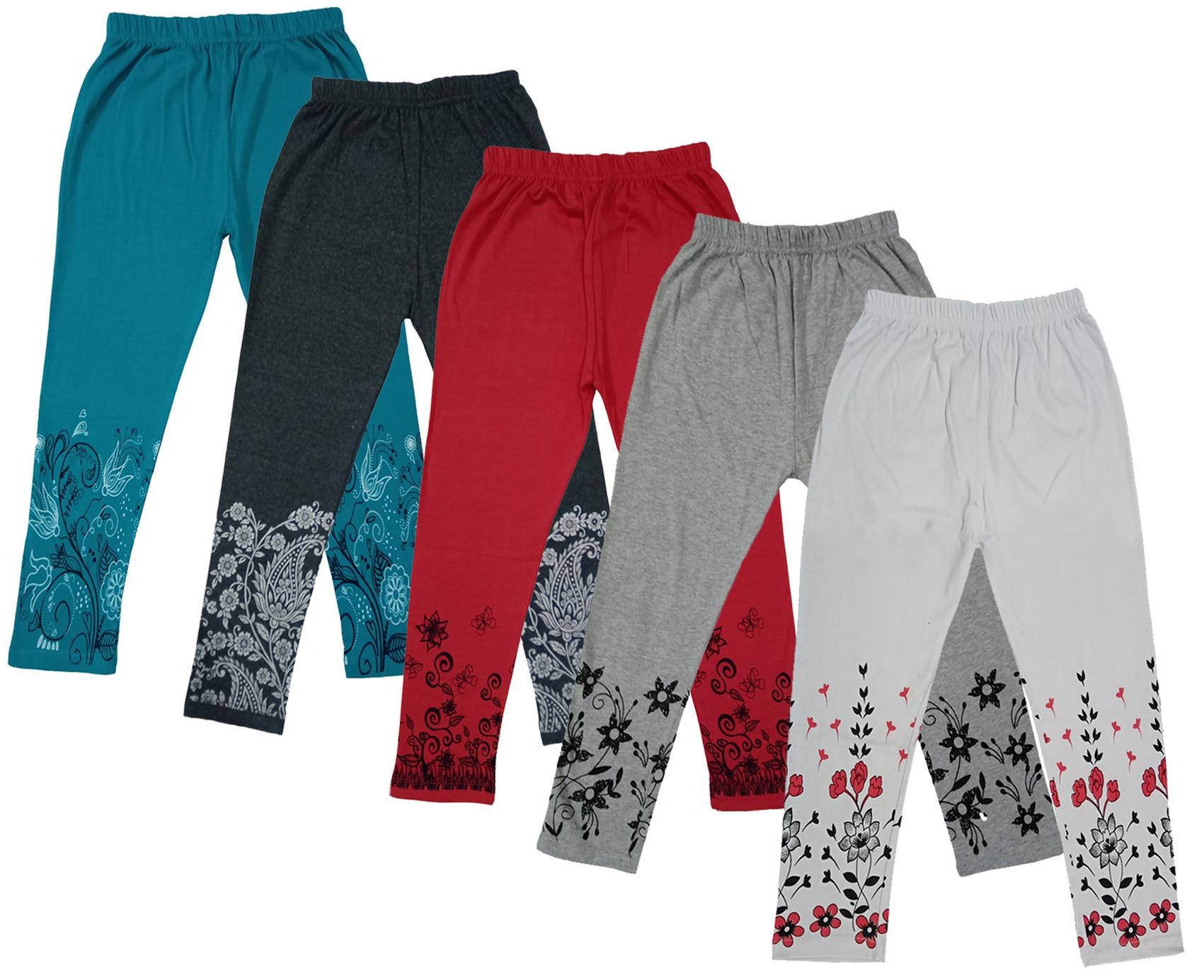 

Indiweaves Girl Cotton Printed Capri - Multi