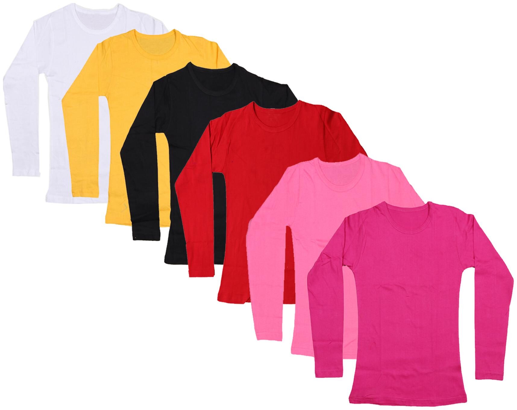 

Indiweaves Girl Cotton Solid T shirt - Multi