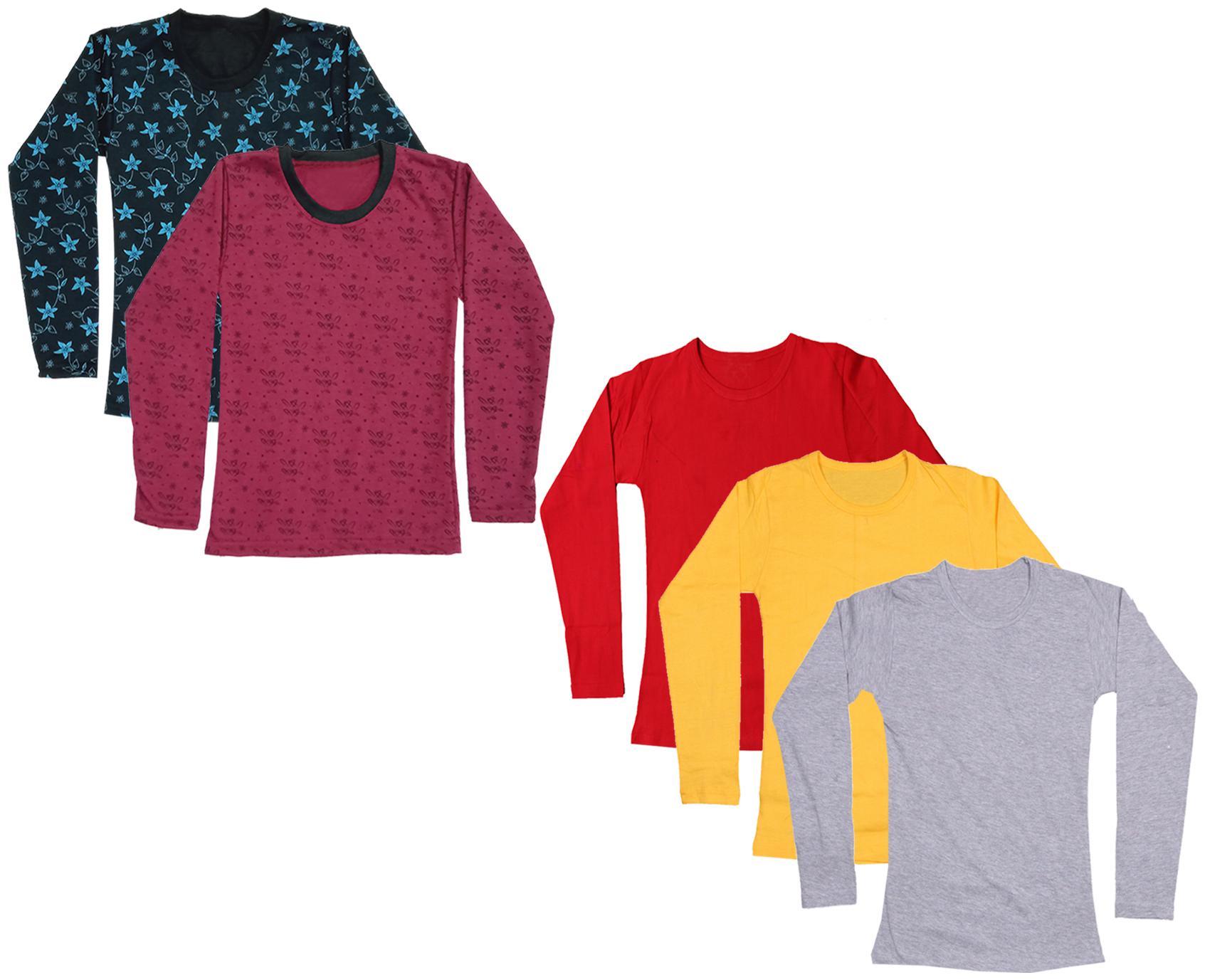 

Indiweaves Girl Cotton Printed T shirt - Multi
