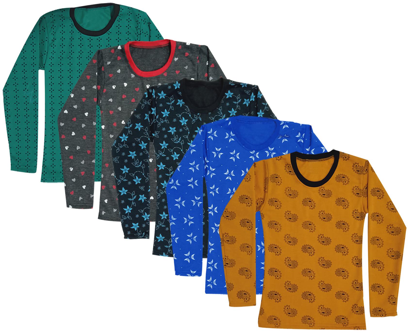 

Indiweaves Girl Wool Printed T shirt - Multi
