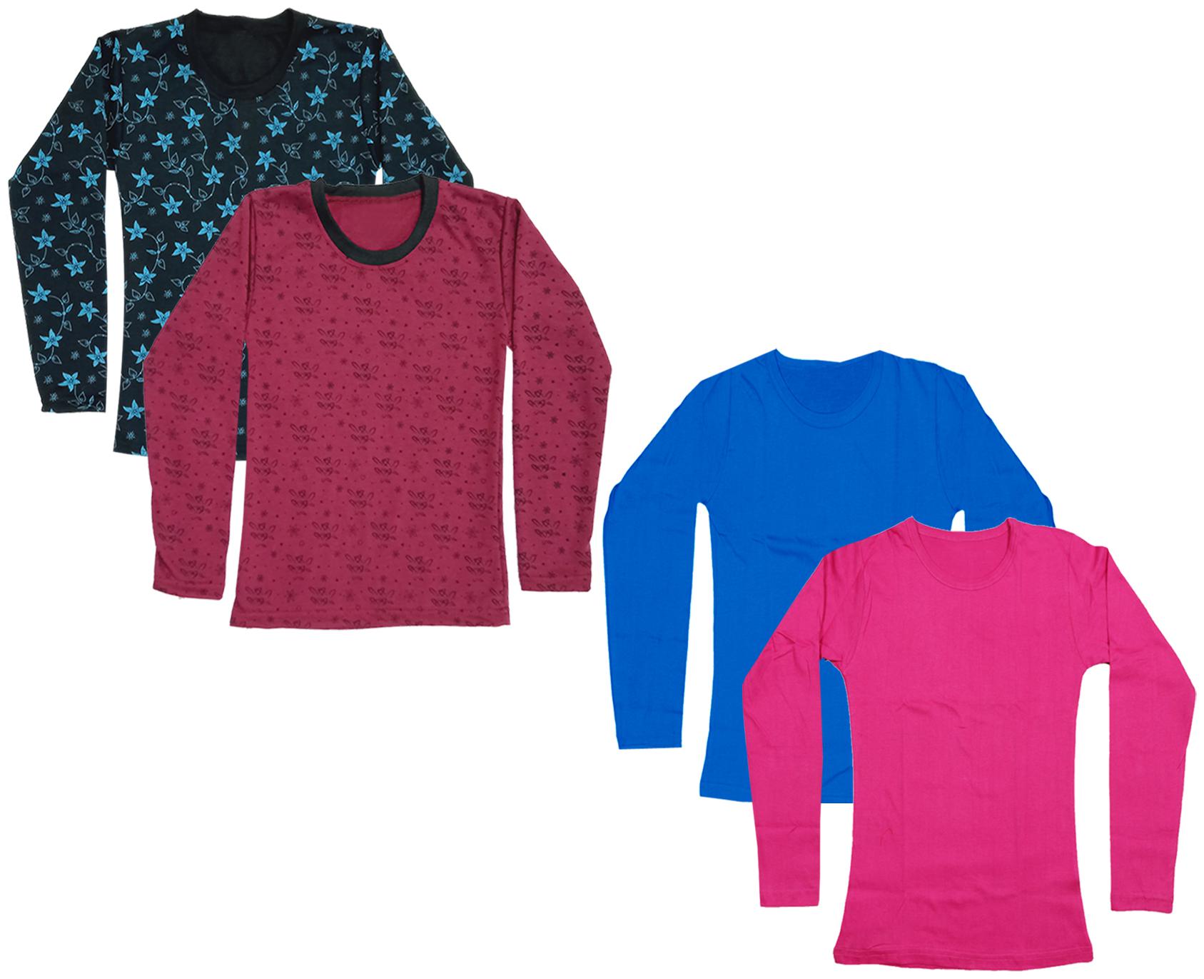

Indiweaves Girl Cotton Printed T shirt - Multi