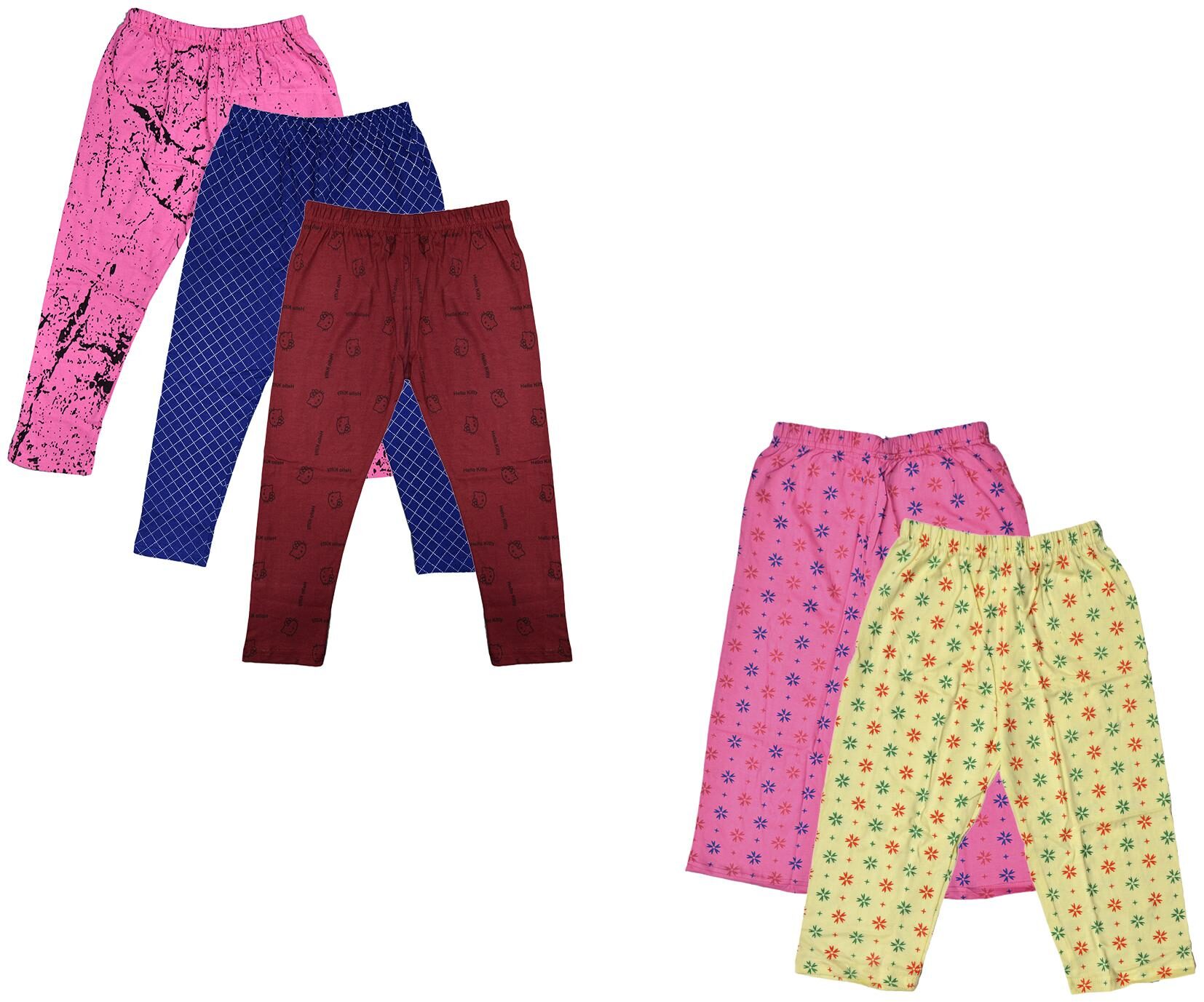 

Indiweaves Girl Cotton Printed Capri - Multi