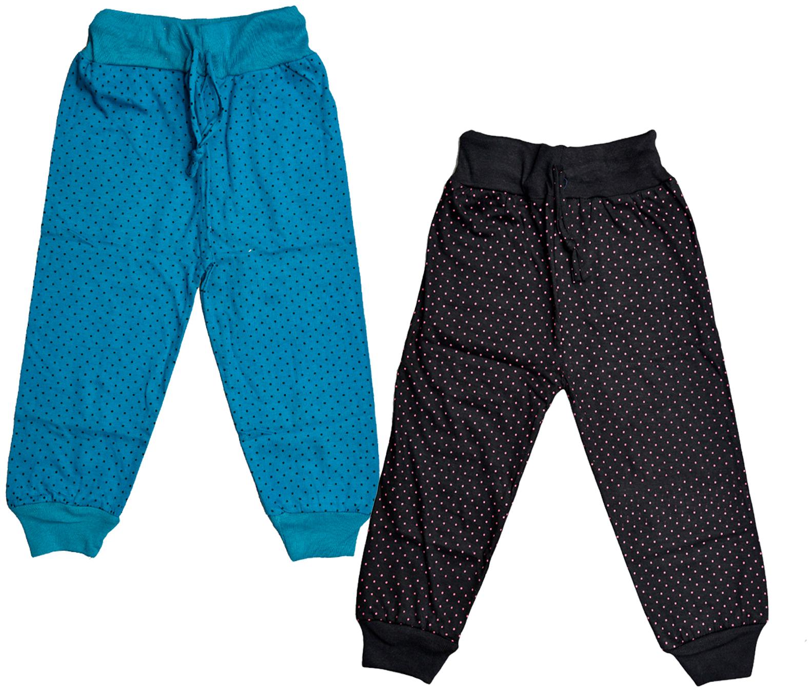 

Indiweaves Girl Cotton Printed Capri - Blue Black
