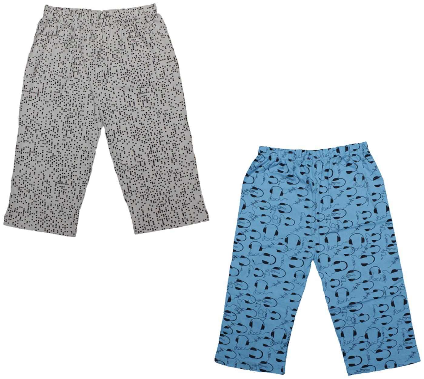 

Indiweaves Girl Cotton Printed Capri - Multi