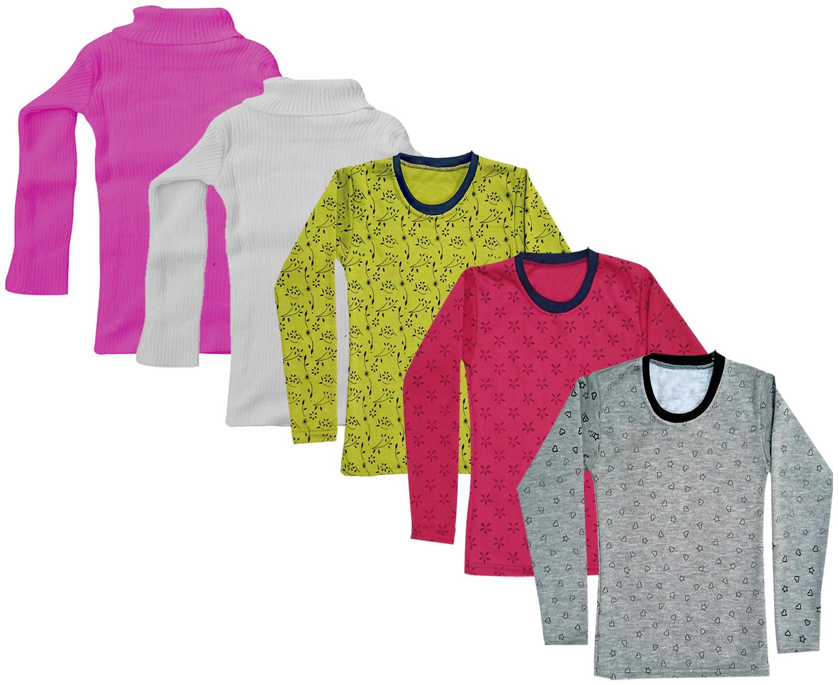 

Indiweaves Girl Wool Printed T shirt - Multi