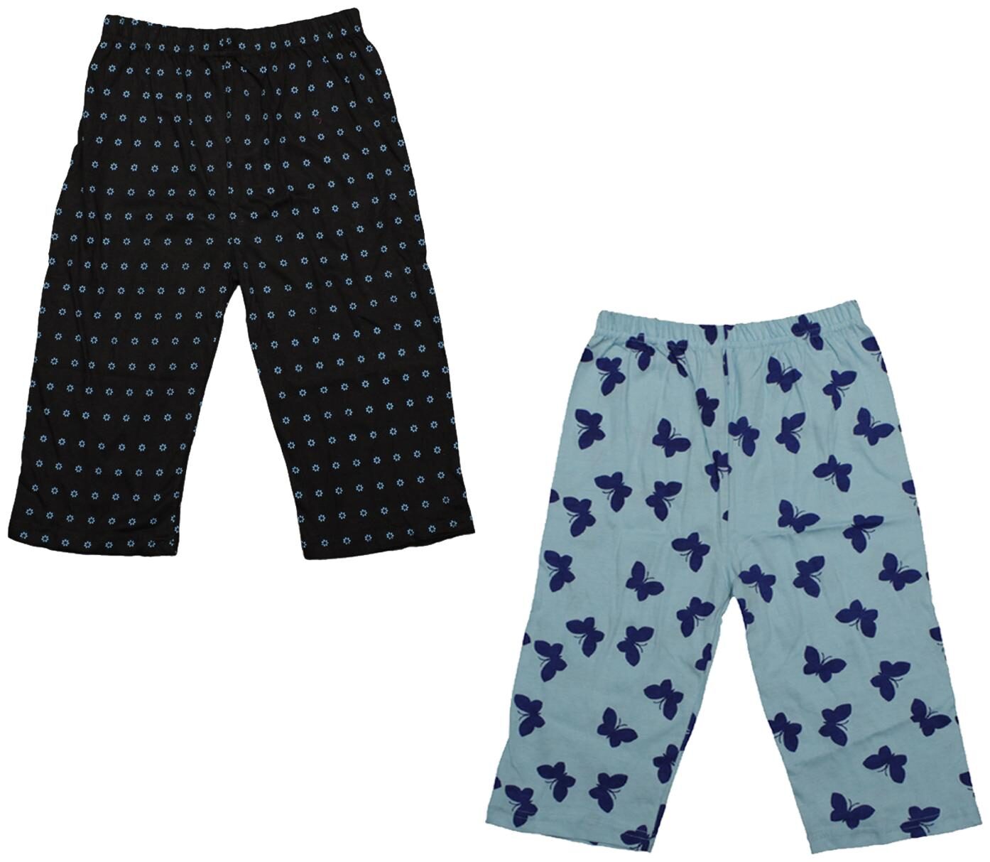 

Indiweaves Girl Cotton Printed Capri - Multi