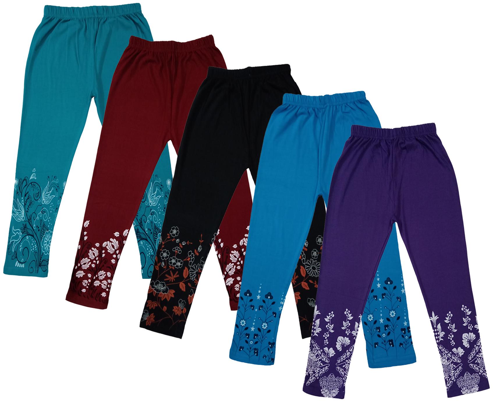 

Indiweaves Girl Cotton Printed Capri - Multi