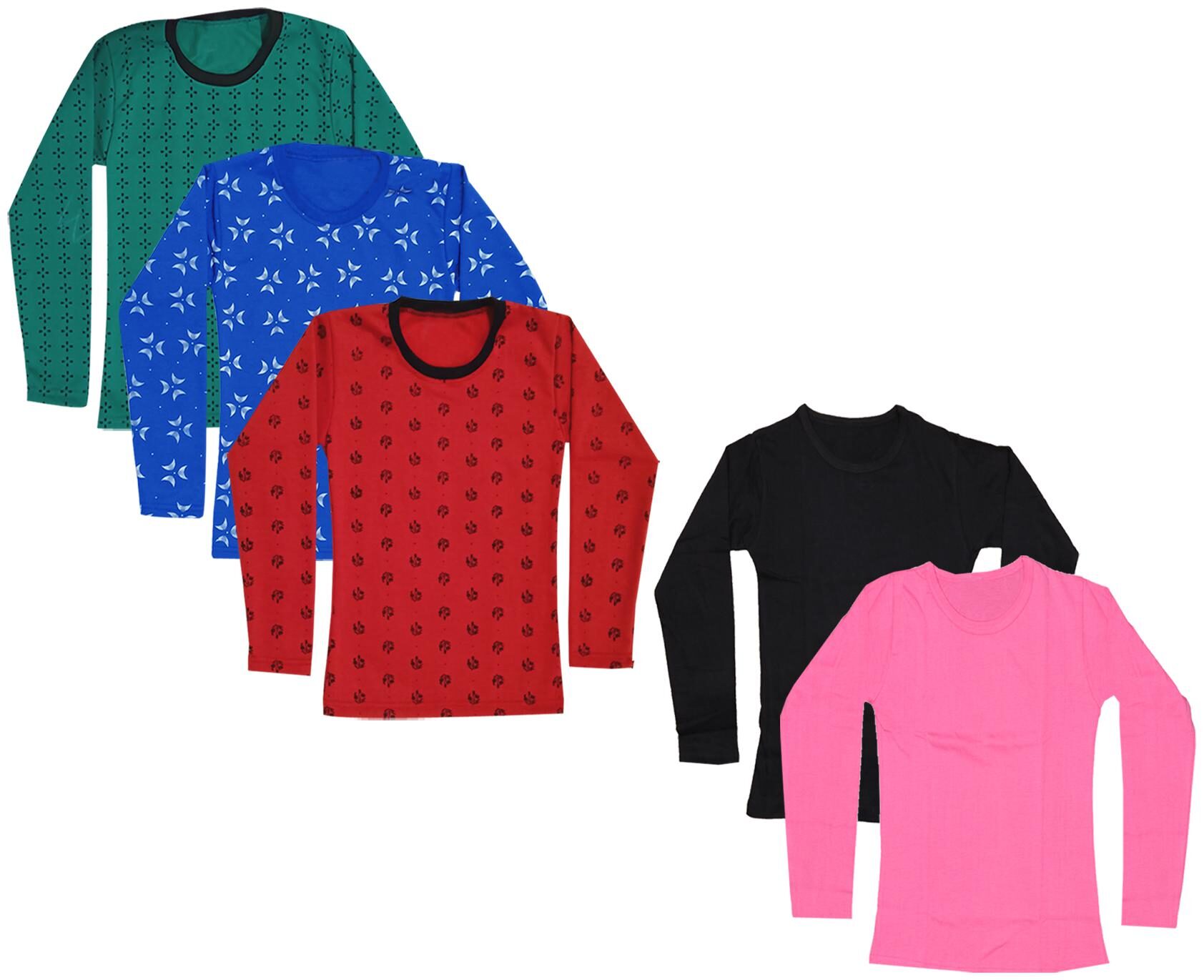 

Indiweaves Girl Cotton Printed T shirt - Multi